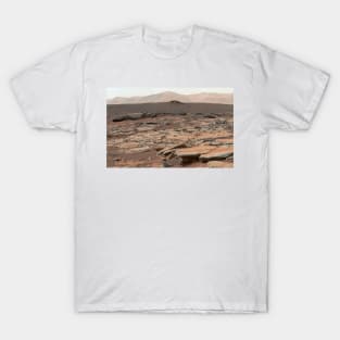 Erosion on Mars, Curiosity rover image (C023/5354) T-Shirt